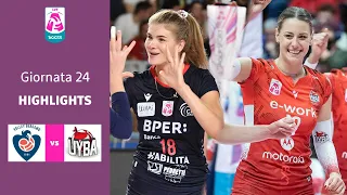 Bergamo - Busto Arsizio | Highlights | 24^ Giornata Campionato 23/24 | Lega Volley Femminile