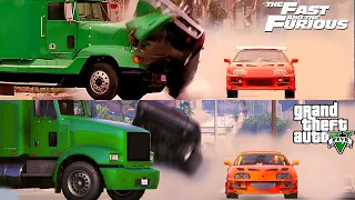 Fast And Furious vs GTA 5 - Brian vs Dom (Final Race)