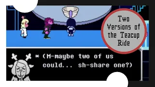 Noelle Gets to Ride in the Teacup Depending on The Player's Actions (Deltarune Chapter 2)