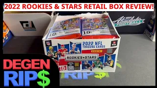 Full Retail Box of 2022 Rookies & Stars Football Review!