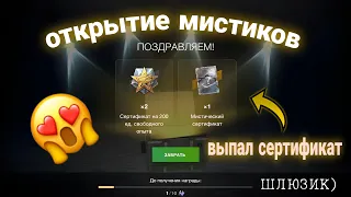 ОТКРЫТИЕ МИСТИКОВ НА ВГ // выпал сертификат 😱