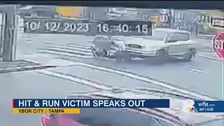 Ybor City hit and run victim speaks out