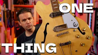 change one thing to make the Epiphone Casino awesome