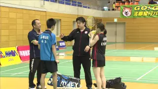 渡辺/東野（富岡高校/日本ユニシス） vs 竹内/木戸 (ヨネックス/七十七銀行)