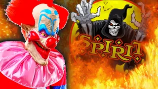 SPIRIT HALLOWEEN 2023 SLIM ANIMATRONIC KILLER KLOWNS FROM OUTER SPACE REACTION REVEAL SNEAK PEEK