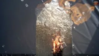 Sparklers Underwater Fire - Slow Motion