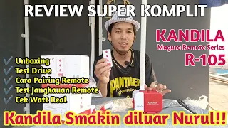 Review Komplit!! KANDILA MAGURO REMOTE SERIES R-105, Smart Water Pump for Smart people Like you!!