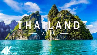 FLYING OVER THAILAND (4K UHD) - Relaxing Music Along With Beautiful Nature Videos - 4K Video UltraHD