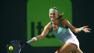 Miami Open Second Round | Victoria Azarenka vs Monica Puig | WTA Highlights