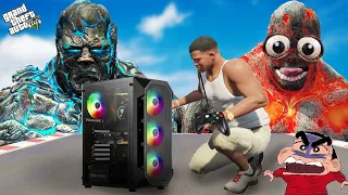 Lava God Franklin Bhaiya Surprise Shinchan With Gaming Pc