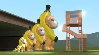 Banana Cat Vs Towers In Garry's Mod