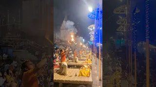 Banaras ki Ganga Aarti #shorts #gangaaarti #banaras #kashivishwanath #ganga #aarti