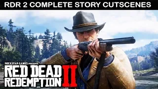 RED DEAD REDEMPTION 2 All Cutscenes MOVIE with All ENDINGS & Characters Conversations (PS4 PRO)