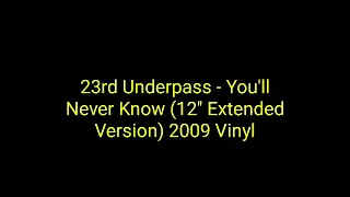 23rd Underpass - You'll Never Know (12'' Extended Version) 2009 Vinyl_italo disco