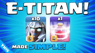 10 x ELECTRO TITANS = UNSTOPPABLE!!! BEST TH15 Attack Strategy | Clash of Clans