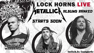 Metallica Albums Ranked with Carlos Cruz (Warbringer) | Lock Horns