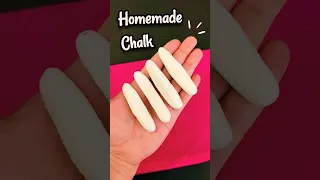 DIY Homemade Chalk! 🤓🌈  #shorts