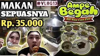 Makan Sepuasnya Rp. 35.000 Pertama Kali Di INDONESIA Termasuk Pajak Gak Pake Waktu | VLOG #13