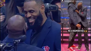 Michael Jordan & LeBron James CELEBRATE with TOP 75 NBA Players of All Time!