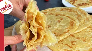 EASIEST TURKISH KATMER RECIPE ✅ NO-YEAST LAYERED FLAT BREAD