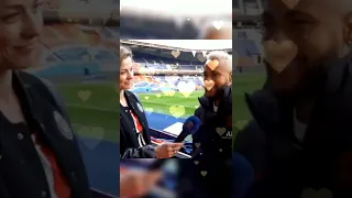 Lovely moment with psg reporter 🥰 |neymar jr|