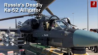 Russia's Deadly Ka-52 Alligator, Ansat , Sukhoi 75 display at Dubai Airshow 2021