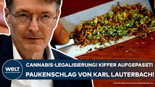 CANNABIS-LEGALISIERUNG: Kiffer aufgepasst! Paukenschlag von Gesundheitsminister Karl Lauterbach