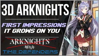 Arknights Except It's 3D And We're The Police - First Impressions, Game Review | Time Defenders