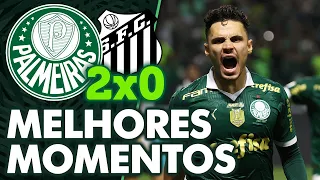 É CAMPEÃO! PALMEIRAS 2 X 0 SANTOS | MELHORES MOMENTOS | PAULISTÃO 2023