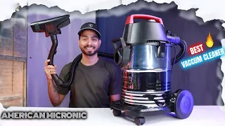 American MICRONIC Wet & Dry Vacuum Cleaner with 1600 Watts Motor 28 KPa Suction *UNBOXING & REVIEW*