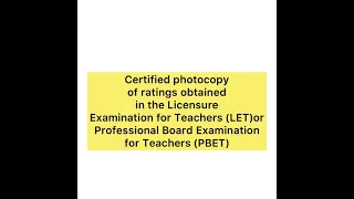 Complete Requirements to Apply Teacher 1 Position in DepEd Ranking 2021-2022 | ieljessyTV