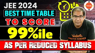 JEE 2024 | Best Time Table to Score 220+ in 1st Attempt | Guaranteed 99%ile | Vinay Shur Sir