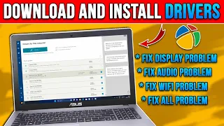 How to Install All Drivers in One Click - PC/Laptop⚡DriverPack Solution Install 2023⚡Fix All Issues🤯