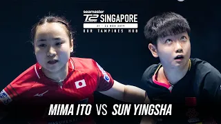 T2 Diamond 2019 Singapore (Final) | Mima Ito vs Sun Yingsha | Full Match