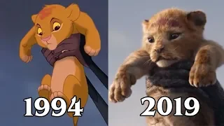 THE LION KING 1994 vs 2019 [Photo Comparison]