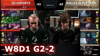 G2 eSports vs Ninjas in Pyjamas | Game 2 S7 EU LCS Summer 2017 Week 8 Day 1 | G2 vs NIP G-2 W8D1