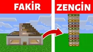 FAKİR VİLLA VS ZENGİN APARTMAN! 😱 - Minecraft