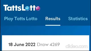 TattsLotto 18 June Saturday Results Draw 4269