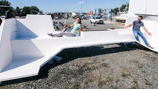 CATAMARAN BUILD - Our Stern Bulkheads Need To Be PRECISE For Our Transom! (MJ Sailing - Ep 205)