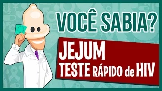 Tenho que fazer jejum para o teste rápido de HIV, Sífilis e Hepatites?