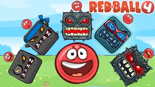 Red Ball 4 Special Red Ball Vs All Boss in All Battle Maps