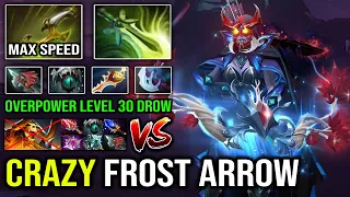 BRUTAL LEVEL 30 DROW Max Attack Speed Butterfly + Swift Blink vs 106K Damage Clinkz 7.30e Dota 2