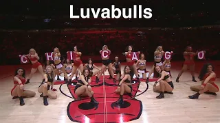 Luvabulls (Chicago Bulls Dancers) - NBA Dancers - 3/4/2022 dance performance - Bulls vs Bucks