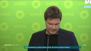 Robert Habeck nach der Parteiratssitzung der Grünen am 17.12.18