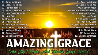 Morning Praise And Worship Music Playlist 2024 🙏 Amazing Grace, Lord I Need You,...