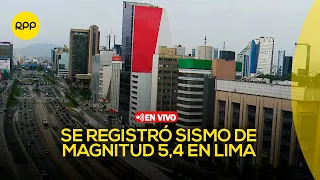 Fuerte sismo se registró en Lima | En vivo