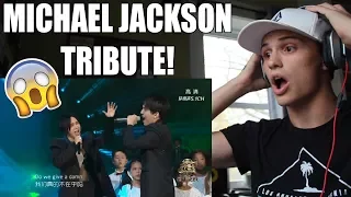 Dimash & Laure - A Tribute to MJ REACTION