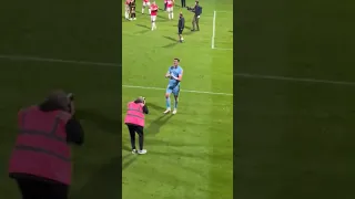 “SUPER HARRY LEWIS IN GOAL” - Bradford City Fans At Wrexham AFC