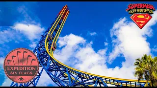 The Troubled History of Superman: The Escape - The Delayed FIRST Coaster to Reach 100 Mph