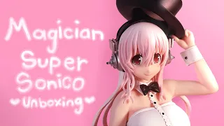 Magician Super Sonico Anime Figure Unboxing